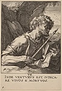 Saint Thomas by Hendrik Goltzius