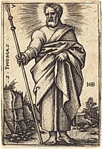 Saint Thomas by Sebald Beham