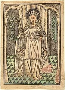 Portrait of German 15th Century or Master of the Protective Saints of Cologne