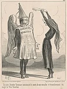 Sainte Rosette Tamisier ... by Honoré Daumier