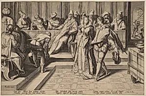 Salome Dancing Before Herod by Jan Pietersz Saenredam, after Karel van Mander I