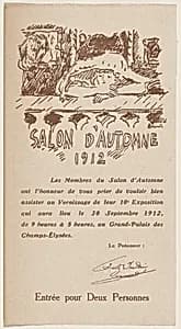 Salon d'Automne: Invitation by Pierre Bonnard