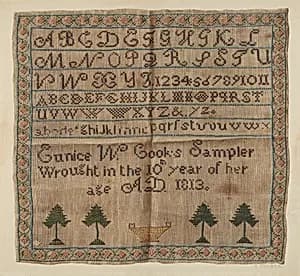 Sampler by Alfred Walbeck