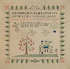 Sampler by Dorothy Posten