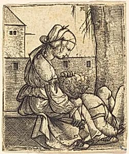 Samson and Delilah by Albrecht Altdorfer