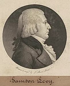 Samson Levy, Jr. by Charles B. J. Févret de Saint-Mémin