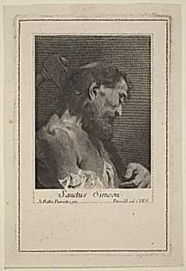 Sanctus Simeon by Marco Alvise Pitteri after Giovanni Battista Piazzetta