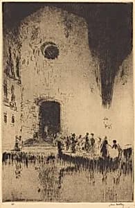 Santa Maria della Fava by James McBey