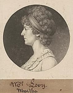 Sarah Coates Levy by Charles B. J. Févret de Saint-Mémin