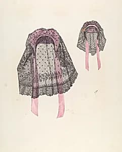 Satin and Lace Hat