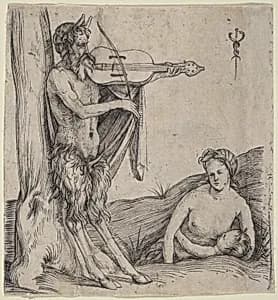 Satyr's Family by Jacopo de' Barbari