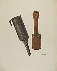 Sausage Stuffer and Funnel by Albert Rudin