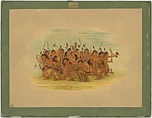 Scalp Dance - Sioux by George Catlin
