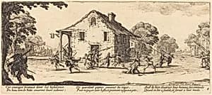Scene of Pillage by Jacques Callot