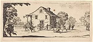 Scene of Pillage by Jacques Callot