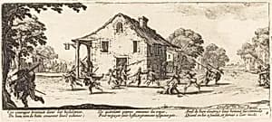 Scene of Pillage by Jacques Callot