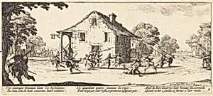 Scene of Pillage by Jacques Callot