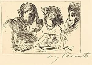 Schachspiel (Chess Players) by Lovis Corinth