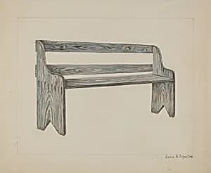 School Seat by Annie B. Johnston