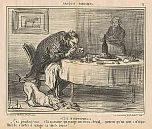 Scène d'Hippophagie by Honoré Daumier