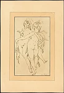Sculpture, Painting, Architecture by Johann Gottlieb Prestel after Bartholomaeus Spranger