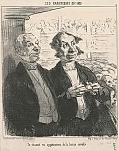 Se posant en appréciateur by Honoré Daumier
