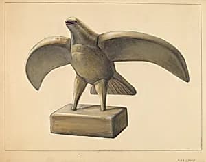Sea Gull Figure by Mina Lowry
