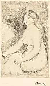 Seated Bather (Baigneuse assise) by Auguste Renoir