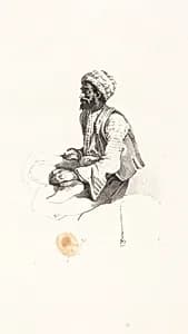 Seated Turk by Nicolas-Toussaint Charlet