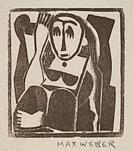 Seated Woman by Max Weber