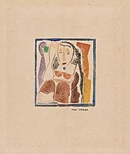 Seated Woman by Max Weber