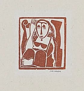 Seated Woman by Max Weber