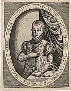 Sebastian, King of Portugal by Hieronymus Cock (publisher)