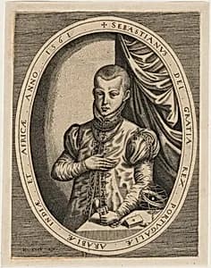 Sebastian, King of Portugal by Hieronymus Cock (publisher)