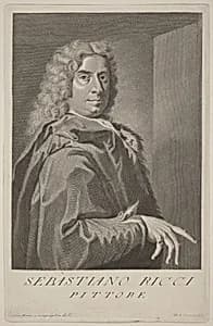 Sebastiano Ricci by Pier Antonio Pazzi after Giovanni Domenico Campiglia