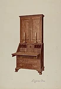 Secretary-desk Cabinet Top by Eugene Croe