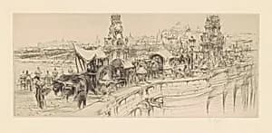 Segovia Bridge, Madrid by William Walcot