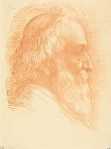 Self-Portrait, 10th plate by Alphonse Legros