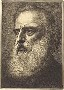 Self-Portrait, 4th plate by Alphonse Legros