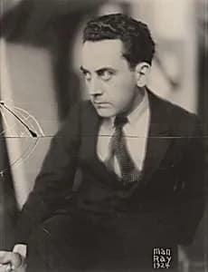 Self-Portrait (Broken plate) by Man Ray
