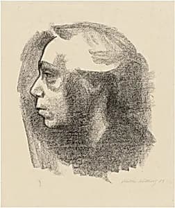 Self-Portrait (Selbstbildnis) by Käthe Kollwitz