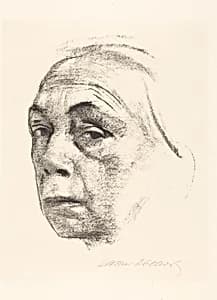 Self-Portrait (Selbstbildnis) by Käthe Kollwitz