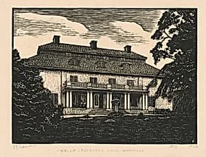 Selma Lagerlof Home by J. J. Lankes
