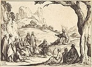Sermon on the Mount by Jacques Callot