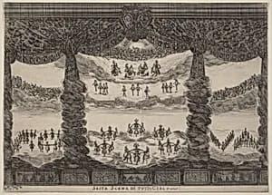 Sesta Scena di Tutto Cielo by Stefano Della Bella after Alfonso Parigi II