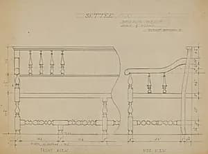 Settee by Robert Brigadier