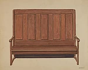 Settee by Harry Eisman