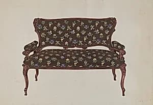 Settee by Florence Huston