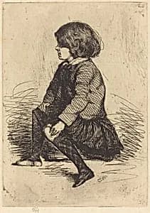 Seymour, Seated by James McNeill Whistler