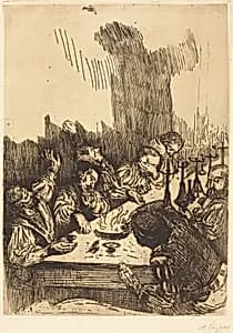 Shadow (Ombre) by Alphonse Legros